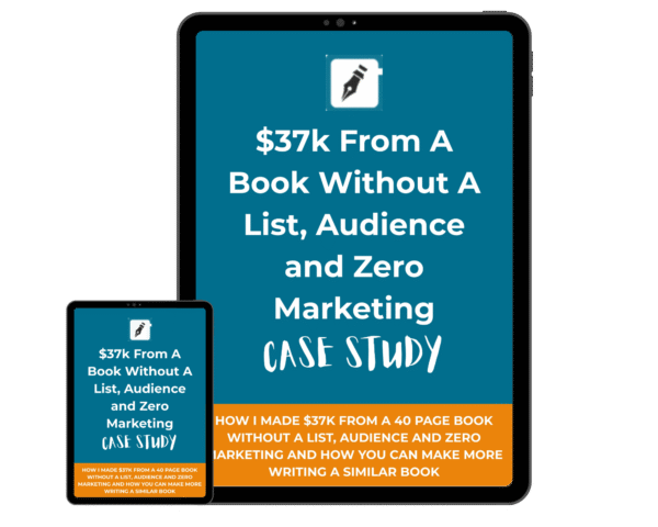 $37k From A Book Without A List, Audience and Zero Marketing